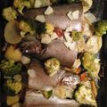 El cooksnap de Laegnur cuando hizo Trucha con jamón al horno.