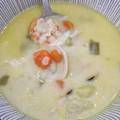 El cooksnap de IVJ89 cuando hizo Gazpachuelo malagueño con arroz.