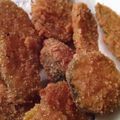 Kristina's cooksnap of when they made fried pickles.