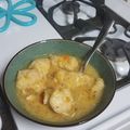 Barb's cooksnap of when they made Crockpot Chicken and Dumplings.