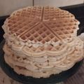 El cooksnap de Carla cuando hizo Waffles.