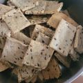 El cooksnap de Barbara cuando hizo Crackers de avena y semillas.