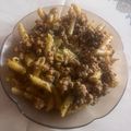 El cooksnap de Eduardo Agudo Alba cuando hizo Macarrones con carne picada y pimiento verde.
