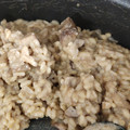 El cooksnap de Marivi Fernández cuando hizo Rissoto de arroz con setas y queso.
