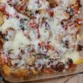 Bernadett Muk Cooksnap-ja, amikor elkészítette a(z) Rakott BBQ csirke nachos receptet.