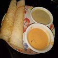  Chef Richa pathak. का कुकस्नैप जब उन्होंने आलू मसाला डोसा (aloo masala dosa recipe in Hindi) बनाया था।
