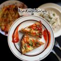 Cooksnap Zull Hans semasa beliau membuat Telur Dadar Berlada.