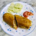Meerab Rais's cooksnap of when they made Chicken shami burger 🌭🌭.