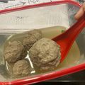 Cooksnap dari Vennivio untuk resep Bakso Telur Puyuh, super kenyal (pakai blender, bisa juga pakai daging giling)