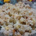 El cooksnap de Anna Bella alias Moni Argento cuando hizo 🥢Arroz c/ pollo-huevo-arvejas 🍷.