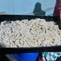 El cooksnap de Karina Bazan cuando hizo Fideos caseros.