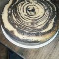 El cooksnap de cintia medina cuando hizo Torta cebra en Essen.