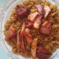 El cooksnap de La Cocina A Mi Manera cuando hizo Migas de harina en microondas.