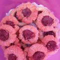 Cooksnap dari Isra Damayanti untuk resep Thumbprint cookies whit cheese (selai stawberry+blueberry)