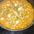 El cooksnap de Julián cuando hizo Guiso Marinero de garbanzos con langostinos.