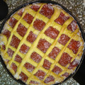 El cooksnap de Monica Pacheco cuando hizo Pastafrola con harina leudante de membrillo y batata.