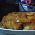 El cooksnap de Melina Marotte cuando hizo Torta de manzanas invertida.