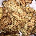 El cooksnap de Angie ♈️ cuando hizo Keto - Papa fritas con berenjenas 🍆 y salsita picantonaNo pensé que quedarían tan ricas!!.