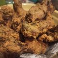 El cooksnap de Selly Mendez cuando hizo Pollo frito al estilo KFC.