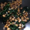 El cooksnap de Ivet Luna cuando hizo Garbanzos con Jamón y Espinaca.