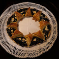 El cooksnap de Marisa Rubio cuando hizo Corona de Espinacas y Feta.
