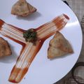 Dipti Mehrotra's cooksnap of when they made Baby Aloo Samosas.