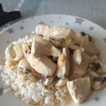 El cooksnap de patri87 cuando hizo Pollo al Strogonoff con champiñón en conserva.
