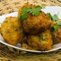 Zobia Sajjad's cooksnap of when they made Yam balls.