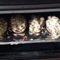 El cooksnap de Rocio Vazquez cuando hizo Berenjenas al horno rellenas de carne.