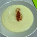 El cooksnap de Kysu cuando hizo Crema de coliflor con hueso de jamón.