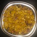 Mukta Shukla 's cooksnap of when they made Roti ka poha.