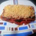 El cooksnap de Enrique Miguel Carnicero cuando hizo Lasaña de berenjena, jamón York y queso en airfryer.
