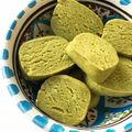 il Flavia Giordano quando ha preparato I biscotti di matcha (te verde giapponese)