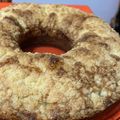 El cooksnap de Mariana Escobedo cuando hizo Budín de peras y nueces con crumble.
