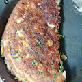 El cooksnap de MelCanon cuando hizo Tortilla de calabacín y espinacas rellena de queso.