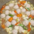 Cooksnap dari Riena Kusmarlandi Putri untuk resep Sup Bola Bola Udang Kesukaan my kiddos+Step by step