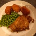 Karl Simpson's cooksnap of when they made Vickys Mustard & Rosemary Pork Steaks GF DF EF SF NF.