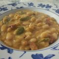 El cooksnap de Luis J. cuando hizo Alubias blancas con chorizos caseros.