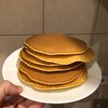 El cooksnap de Stephanie De León cuando hizo Panqueques americanos a la uruguaya.