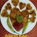 आदर्श कौर का कुकस्नैप जब उन्होंने आलू कटलेट (Aloo cutlet recipe in Hindi) बनाया था।