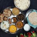 Simran Bajaj का कुकस्नैप जब उन्होंने राजस्थानी थाली (Rajasthani thali recipe in Hindi) बनाया था।