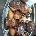 El cooksnap de Luu cuando hizo Riquísimos buñuelos dulces para unos ricos mates.