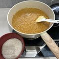 Cooksnap dari Dewi Rokhimakhumullah untuk resep Bubur Merah Putih (beras ketan)