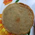 El cooksnap de Daniela Burgos cuando hizo Pancakes dietéticos con arándanos.