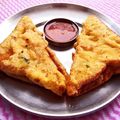 Kamal Jain का कुकस्नैप जब उन्होंने ब्रेड पकौड़े (bread pakode recipe in Hindi) बनाया था।
