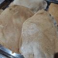 El cooksnap de Patricia Noemi cuando hizo Pan árabe integral.