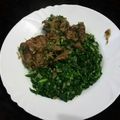 sati.arthur's cooksnap of when they made Vegetables githeri with meat.