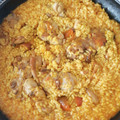 El cooksnap de Jorge Barrera Bayarri cuando hizo Arroz de Conejo y Champiñones.