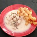 El cooksnap de Julys Gher cuando hizo Pollo 🍗 a la crema con champiñones 🍄🍄.