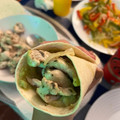El cooksnap de Marieta cuando hizo Pita con pollo al estilo fajita.